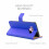 (Blue) For Galaxy Note 9 Leather Wallet Flip Case Cover 5