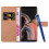 (Blue) For Galaxy Note 9 Leather Wallet Flip Case Cover 9