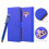 (Blue) For Galaxy Note 9 Leather Wallet Flip Case Cover 3