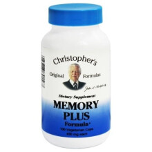 Christopher's Formulas, Memory Plus Formula, 450 mg, 100 Veggie Caps