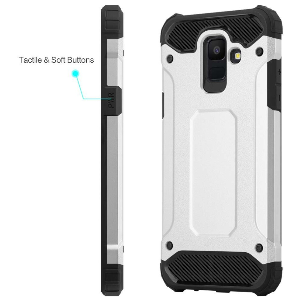 silver--for-samsung-galaxy-a6-shockproof-armour-case-cover