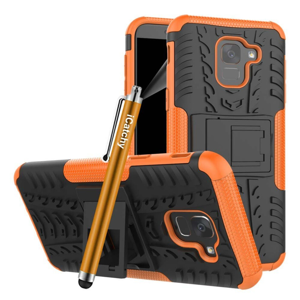 (Orange) For Samsung Galaxy J6 Shockproof Case Cover Orange 5060566916820