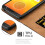 (Black) For Moto E5 Leather Wallet Flip Case Cover 6