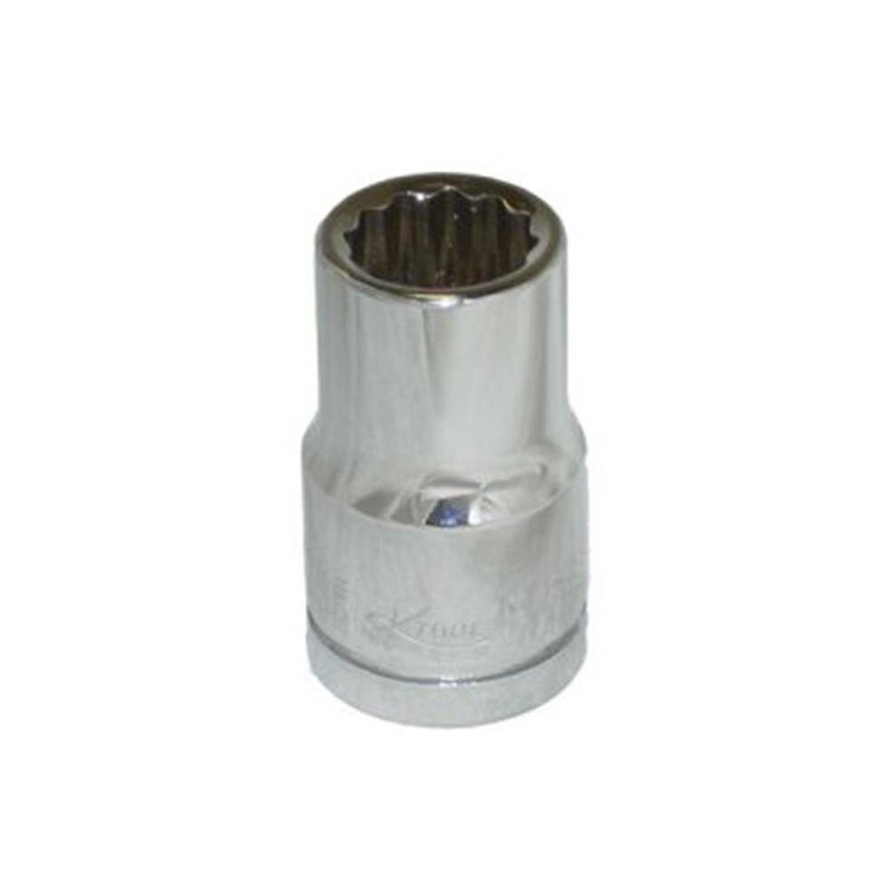 K Tool International Kti23516 0.5 Drive 0.5 Short 12 Point Socket 769622235169
