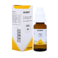 5 Pack ADEL 34 Ailgeno Drops 20ml