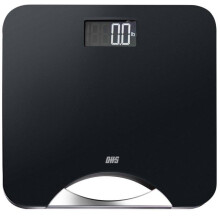 Optima Home Scales SI-400 Silhouette Bathroom Weight Scale, Black