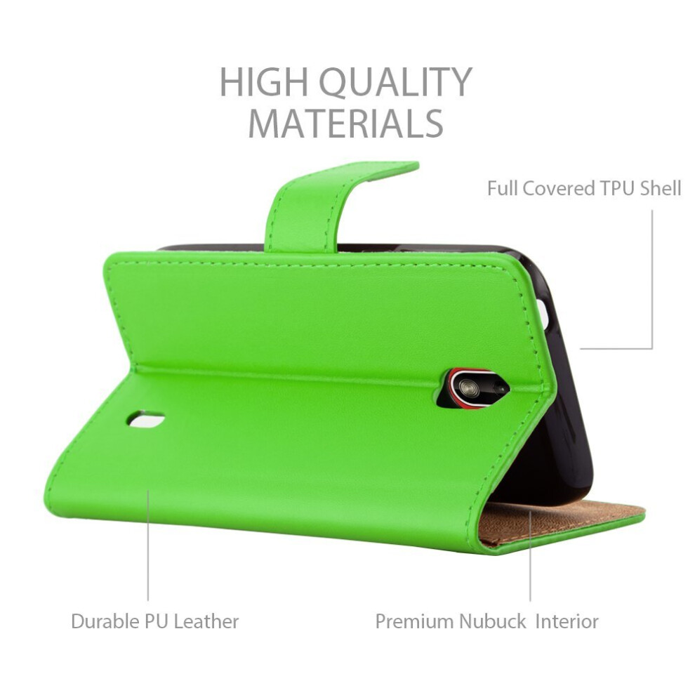 lime--for-nokia-1-premium-leather-wallet-case-cover