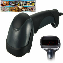 Long Handheld USB Laser Barcode Scanner Bar Code Reader For POS Shop