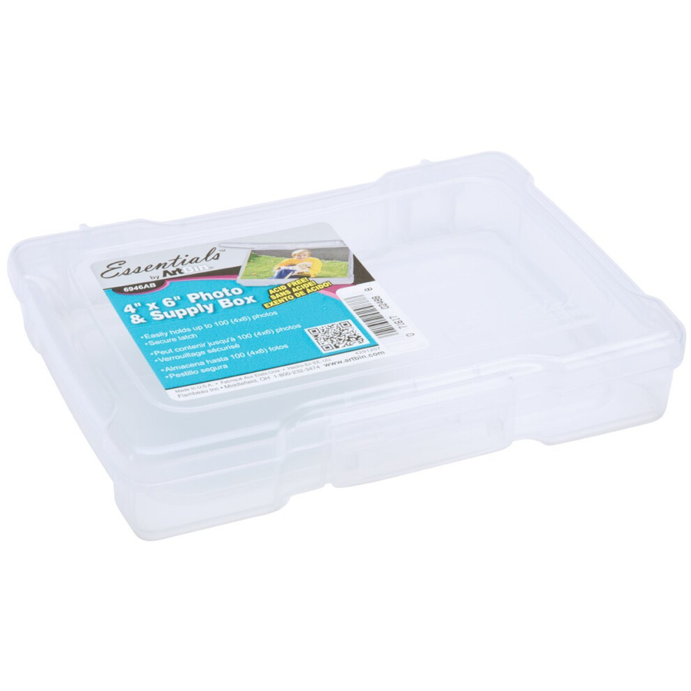 ArtBin Photo & Supply Box-6.625"X4.75"X1.25" Translucent