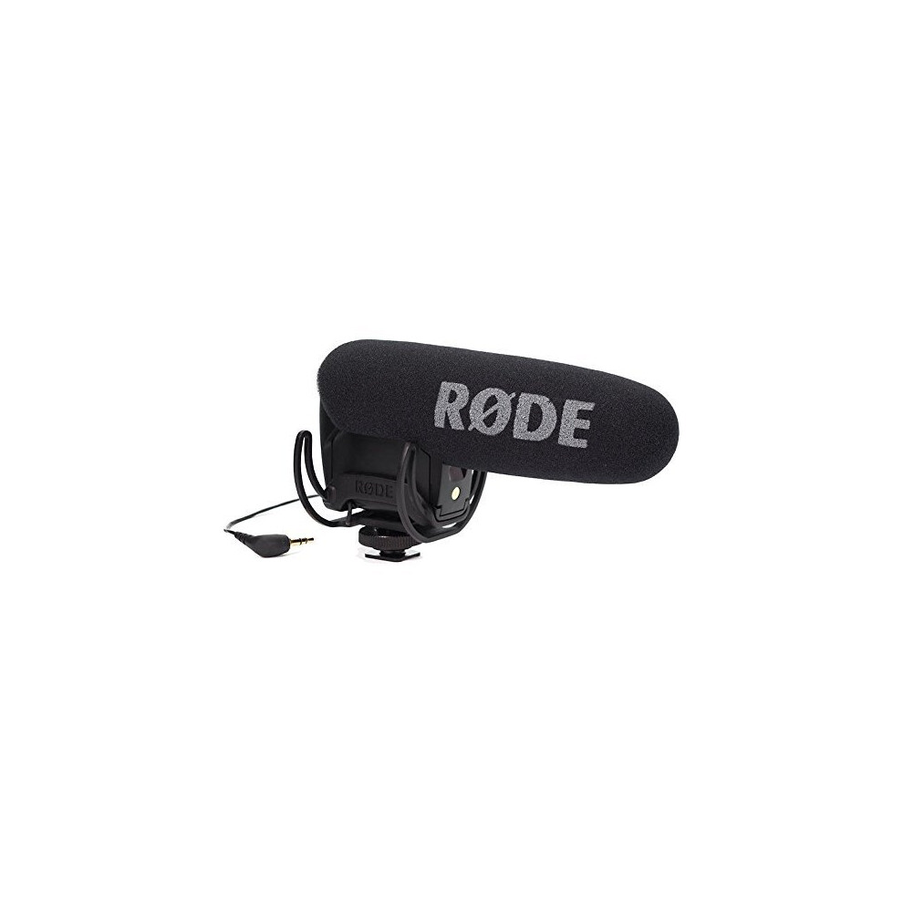 Rode VMPR VideoMic Pro R with Rycote Lyre Shock Mount Black