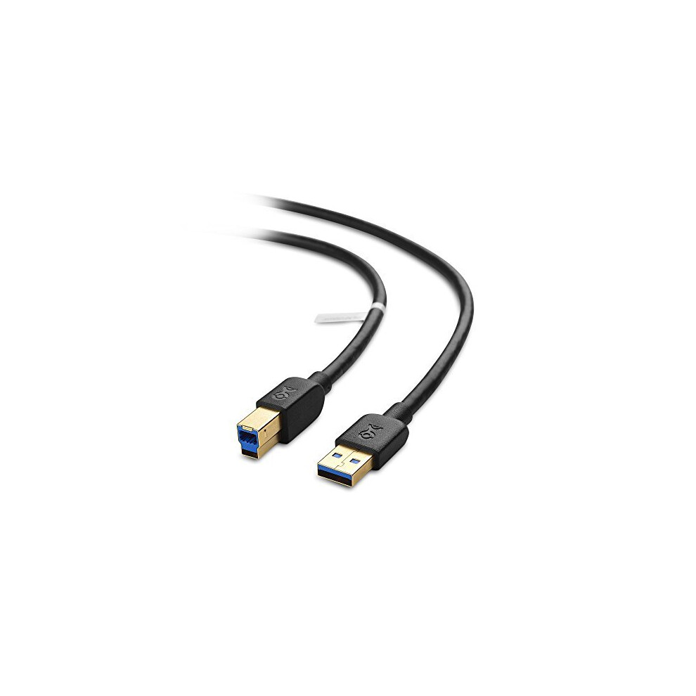 Cable Matters SuperSpeed USB 3 0 Type A to B Cable in Black 3 Feet
