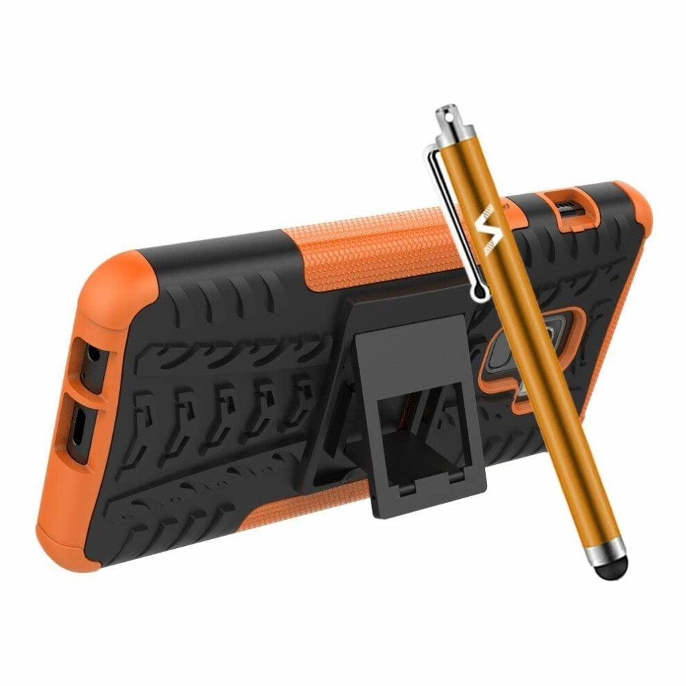 orange--for-galaxy-a8-tough-shockproof-hard-case-cover