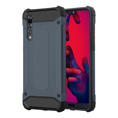 (Blue) For Huawei P20 Pro Armour Shockproof Defender Case 1