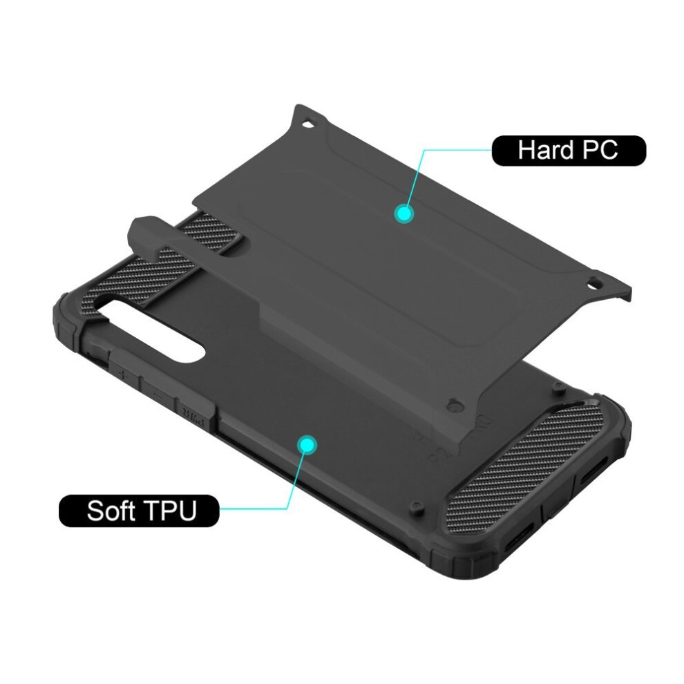 black--for-huawei-p20-pro-armour-shockproof-defender-case