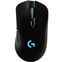 Logitech G703 LIGHTSPEED Wireless Gaming Mouse Ergonomically Designed RGB Lighting 12 000 DPI w no Smoothing 10g Removable