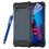 (Blue) For Huawei P20 Shockproof Armour Defender Case 1