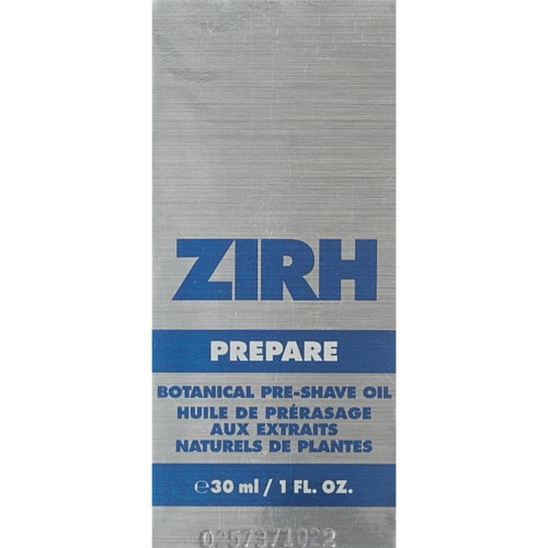 Zirh Zirh PREPARE Botanical Pre-Shave Oil, 30ml 1