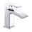 Cassellie Square Basin Mono waterfall style spout with Free square waste 6