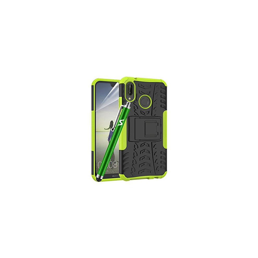 (Lime) For Huawei P20 Lite Armour Shockproof Case Cover