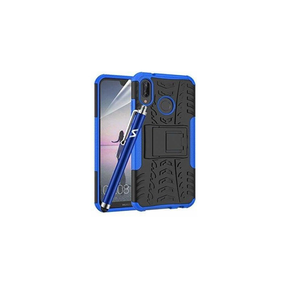 (Blue) For Huawei P20 Lite Armour Shockproof Case Cover Blue 5060566914826