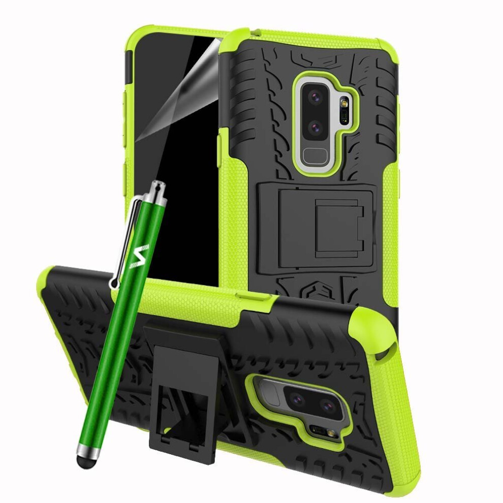 (Green) For Galaxy S9 Plus Tough Shockproof Case Cover Green 5060566914239