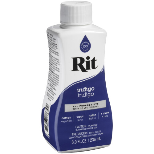 Rit Dye Liquid 8Oz-Indigo