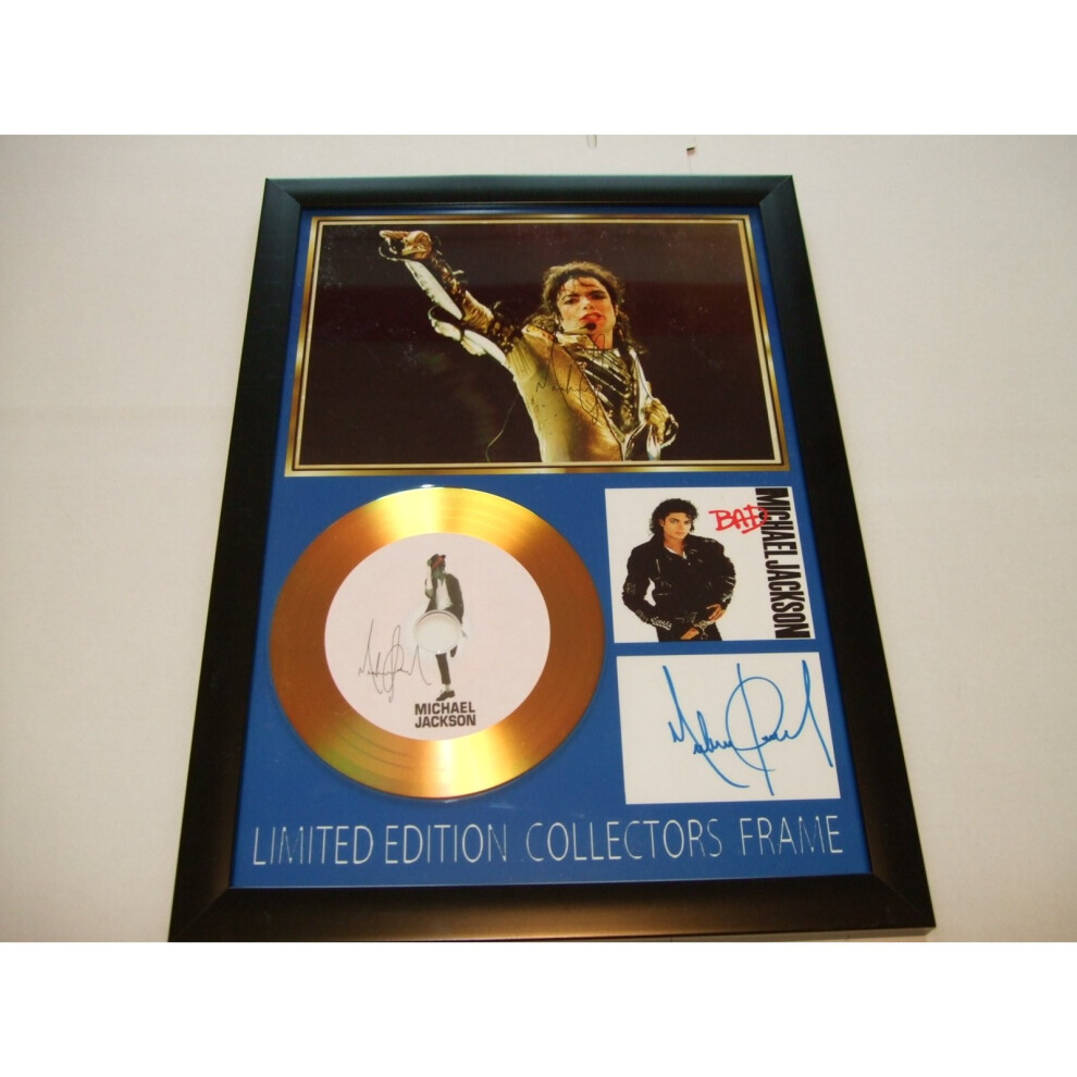 michael jackson signed disc