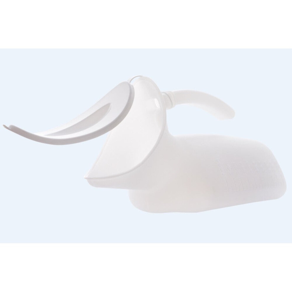 (Pack of 1) Female Urinal With Lid And Handle - 1 litre capacity - Female Urine Bottle.