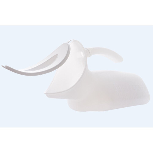 Female Urinal With Lid And Handle - 1 litre capacity - Female Urine Bottle.