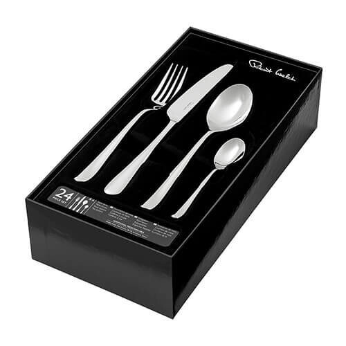 Robert Welch Robert Welch Kingham Bright Cutlery Set, 24 Piece, Gift Boxed