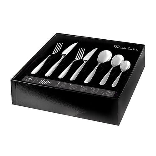 Robert Welch Robert Welch Stanton Bright Cutlery Set, 56 Piece
