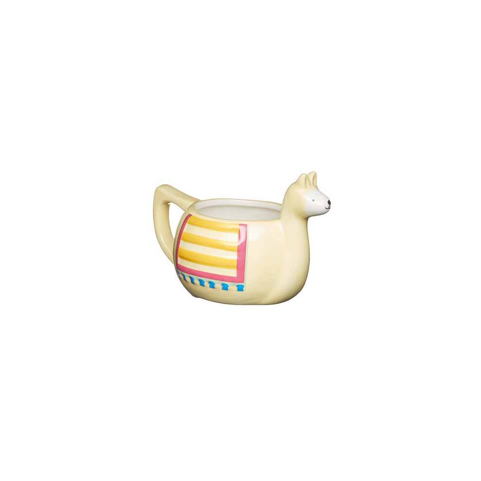 KitchenCraft Painted Ceramic Novelty Llama Mug