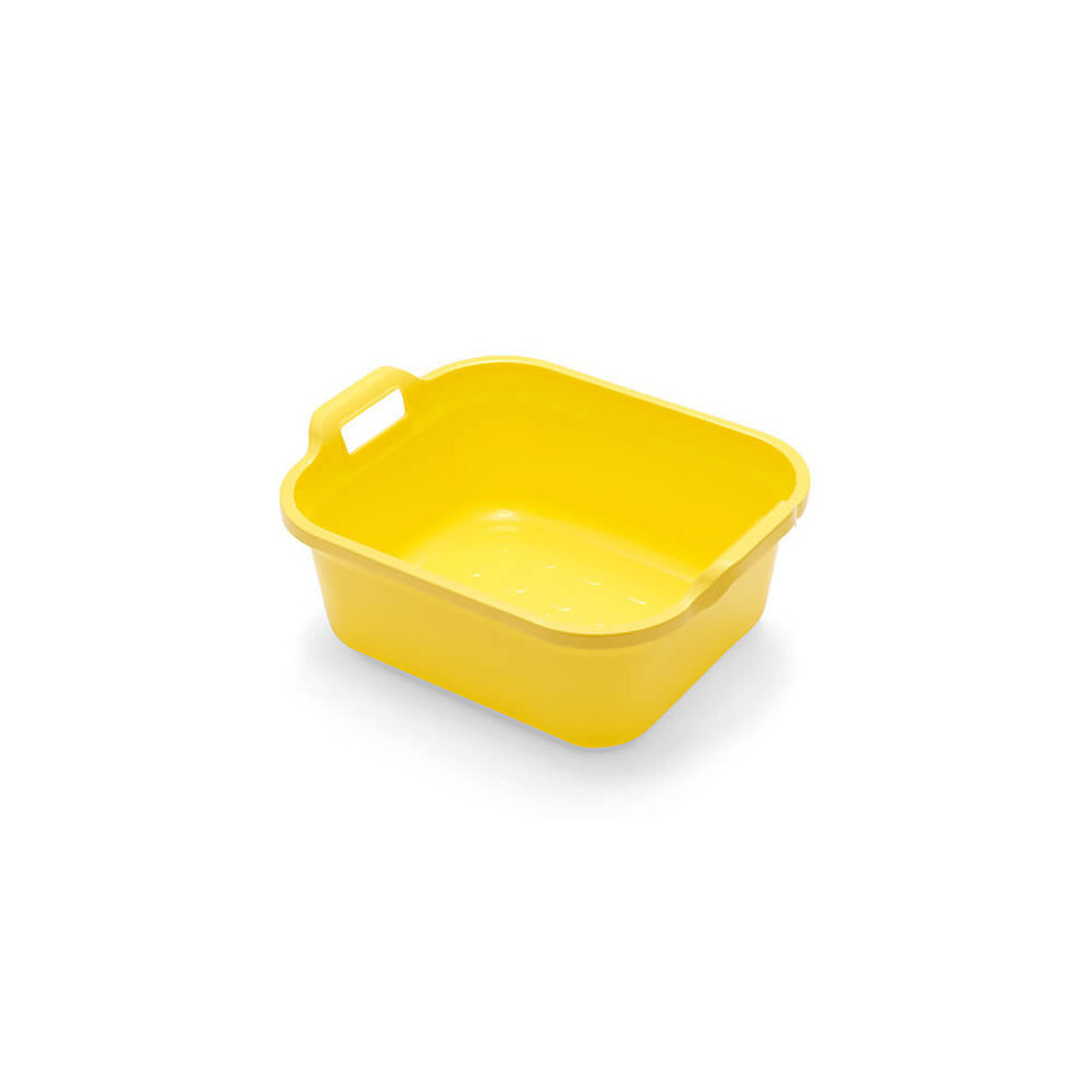 Addis 10 Litre Twin Handled Washing Up Bowl Yellow