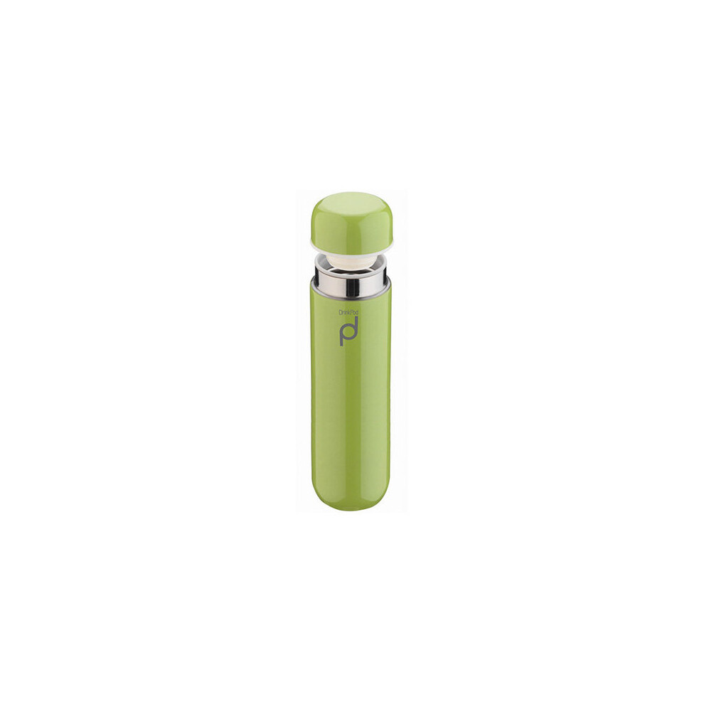 Grunwerg 300ml Drinkpod Stainless Steel Vacuum Flask Zest Green