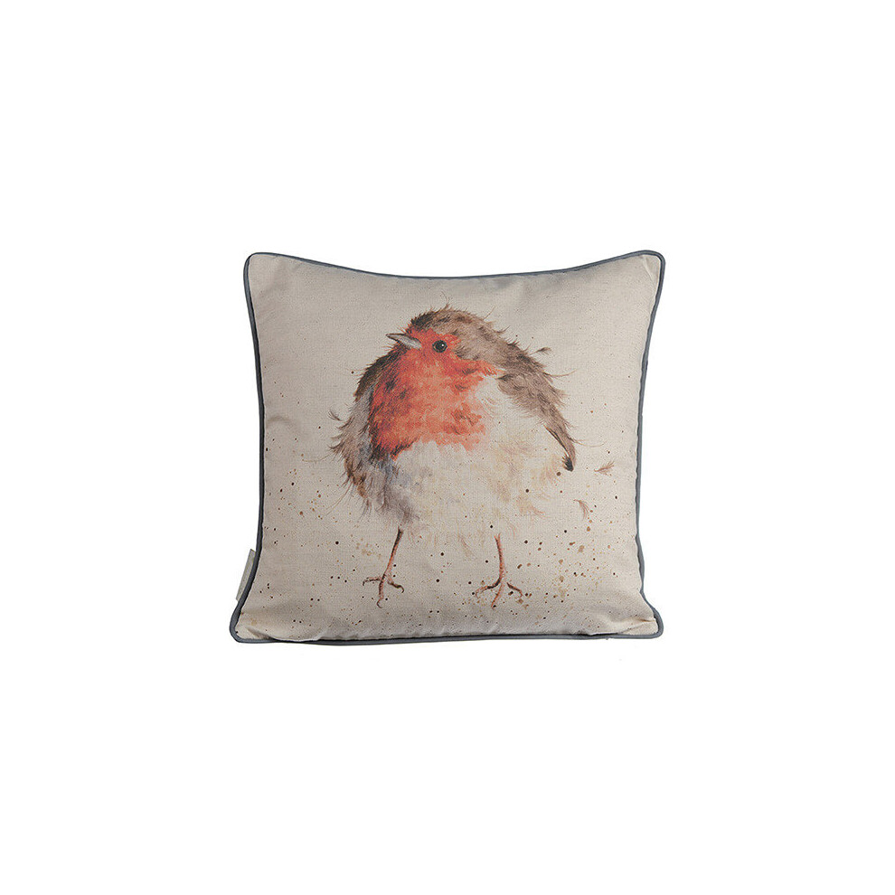 Wrendale Jolly Robin Cushion