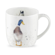Wrendale by Royal Worcester Duck Guard Mug, Multi-Colour