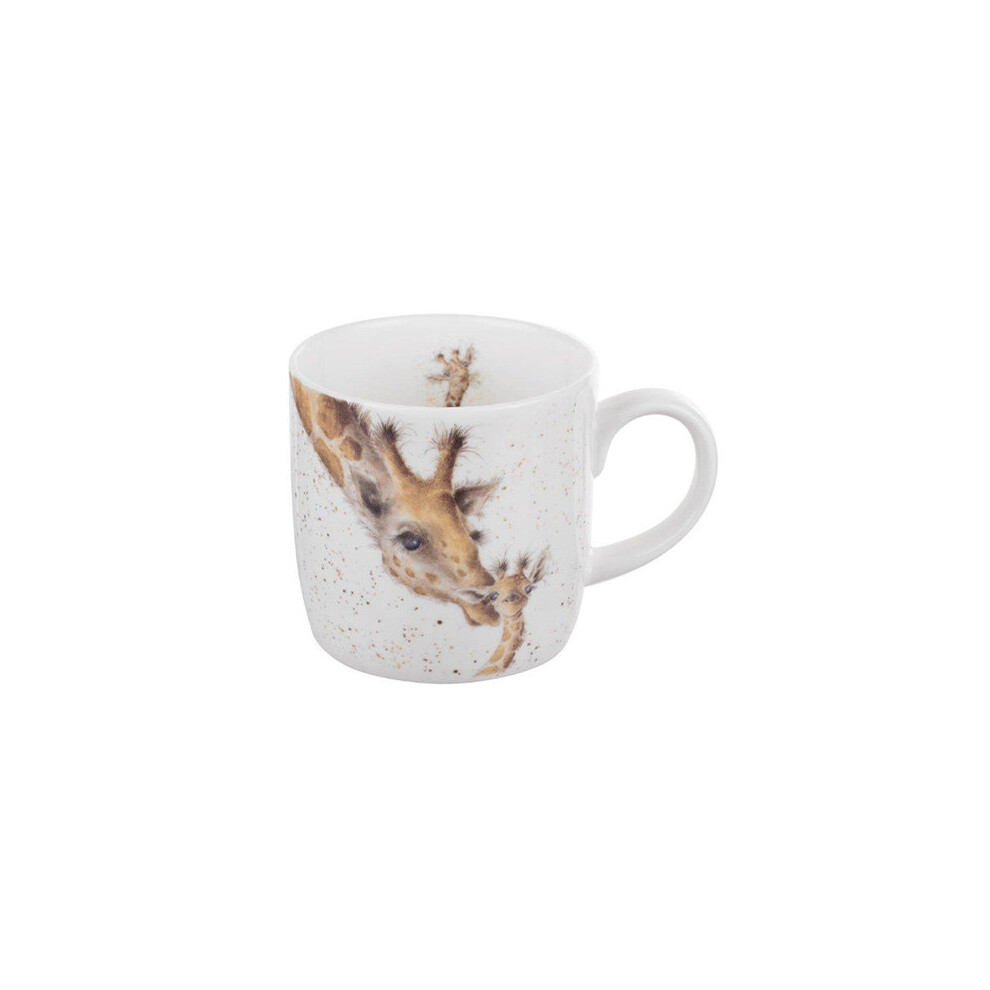 Wrendale by Royal Worcester Mug First Kiss Giraffe, Multi-Colour