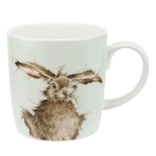 Wrendale Hare Brained Mug, Multi-Colour