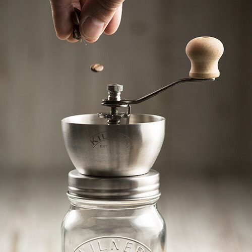 Kilner Kilner Coffee Grinder, Clear 1