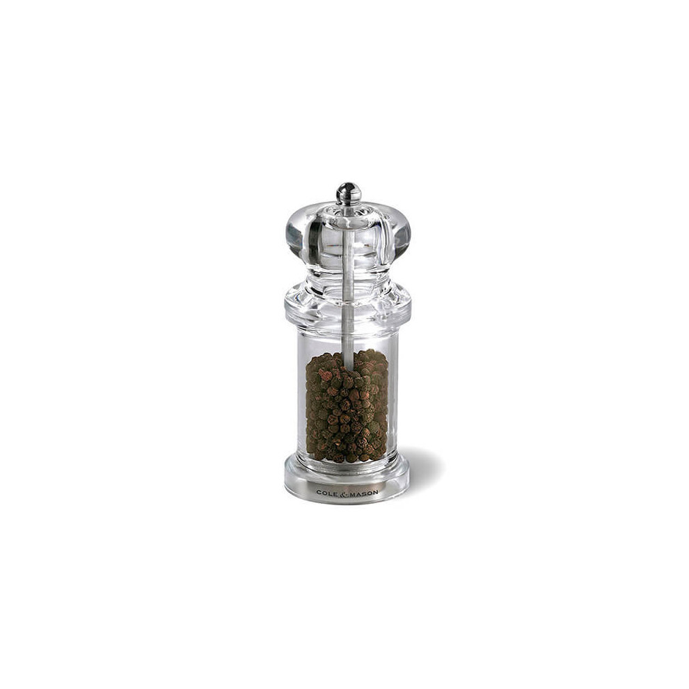 Cole & Mason 505 Clear Acrylic Precision Pepper Mill