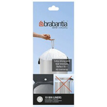 Brabantia Bin Liners, Size H, 50-60 L - 10 Bags