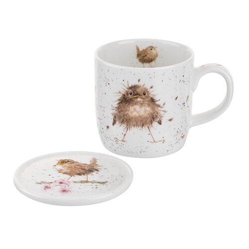 Wrendale Wrendale Flying the Nest Mug and Coaster