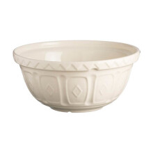 Mason Cash colour Mix Cream S24 Chip Resistant Earthenware 24cm Mixing Bowl