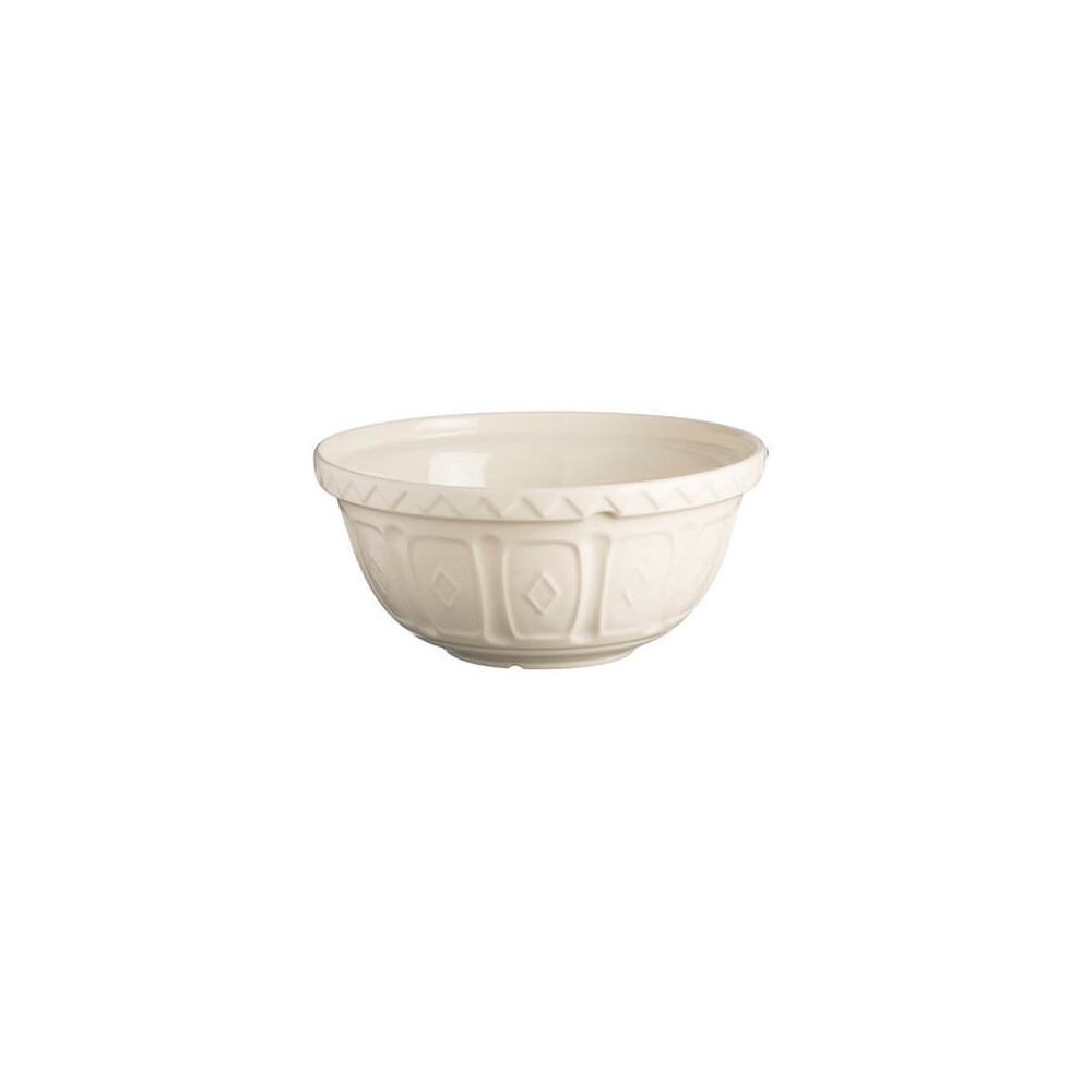 Mason Cash Colour Mix S24 Chip Resistant Earthenware 24Cm Mixing Bowl Cream