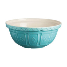 Mason Cash colour Mix Turquoise S24 Chip Resistant Earthenware 24cm Mixing Bowl