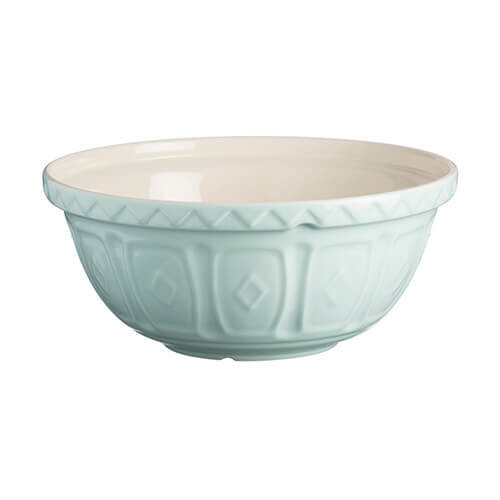 Mason Cash Mason Cash colour Mix Powder Blue S24 Chip Resistant Earthenware 24cm Mixing Bowl