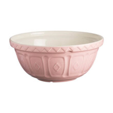 Mason Cash colour Mix Powder Pink S18 Chip Resistant Earthenware 26cm Mixing Bowl