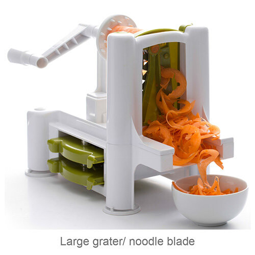 Dexam Spiralizer Spiral Slicer with 3 blades 2