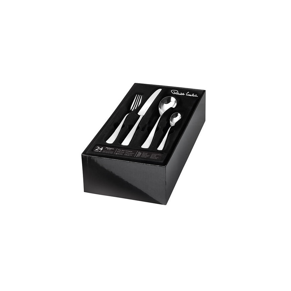 Robert Welch Malvern Bright Cutlery Set, 24 Piece