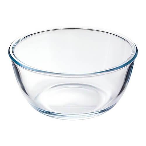 Judge 1.5L Borosilicate Glass Bowl - High Thermal Shock, Stain & Flavour Resistant, Oven, Microwave, Freezer & Dishwasher Safe